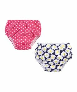 Coupon 🔥 Hudson Baby Pink Polka Dot Swim Diaper Set 🔥