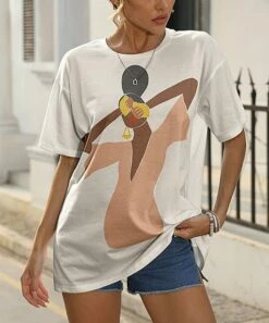 Best reviews of 👍 Pink Daisy White & Brown 👩 Woman Crewneck Tee - 👩 Women ❤️