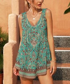 Best deal 👏 Pink Daisy Turquoise & Burgundy Floral V-Neck Sleeveless Top - 👩 Women & Plus 🌟