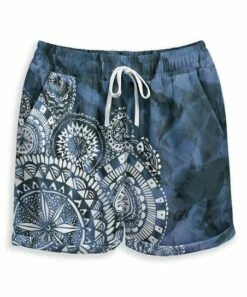 Best deal ❤️ Pink Daisy Blue & White Mandala Drawstring-Waist Shorts - Plus 😀