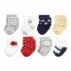 Hot Sale ⭐ Hudson Baby White & Red Wildflower Eight-Pair 🧦 Socks Set - Infant 👏
