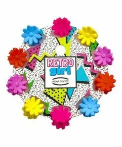 Discount 😍 Mavi Bandz Multicolor Mini Daisy Hair Clips - Set Of 10 🛒