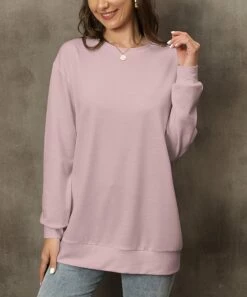 Cheapest 🎉 Pink Daisy Pink Crewneck Sweatshirt - 👩 Women 🔥