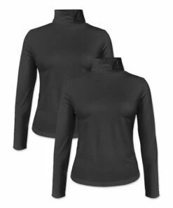 Outlet 🔔 Pink Daisy Black Turtleneck Set - 👩 Women & Plus 🥰