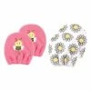 Buy ✔️ Luvable Friends Pink Bee Two-Pair Hand Mitt Set 🎁
