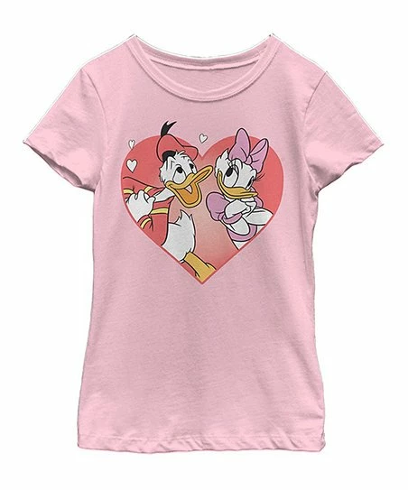 Best reviews of β Fifth Sun Donald Duck & Daisy Duck Pink Love Tee - π§ Girls β